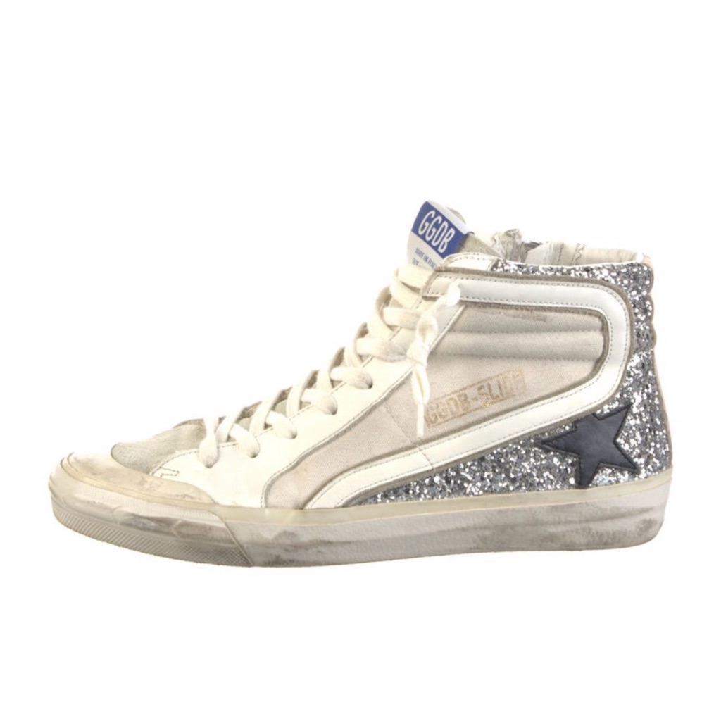 Golden Goose Glitter High Top Sneakers